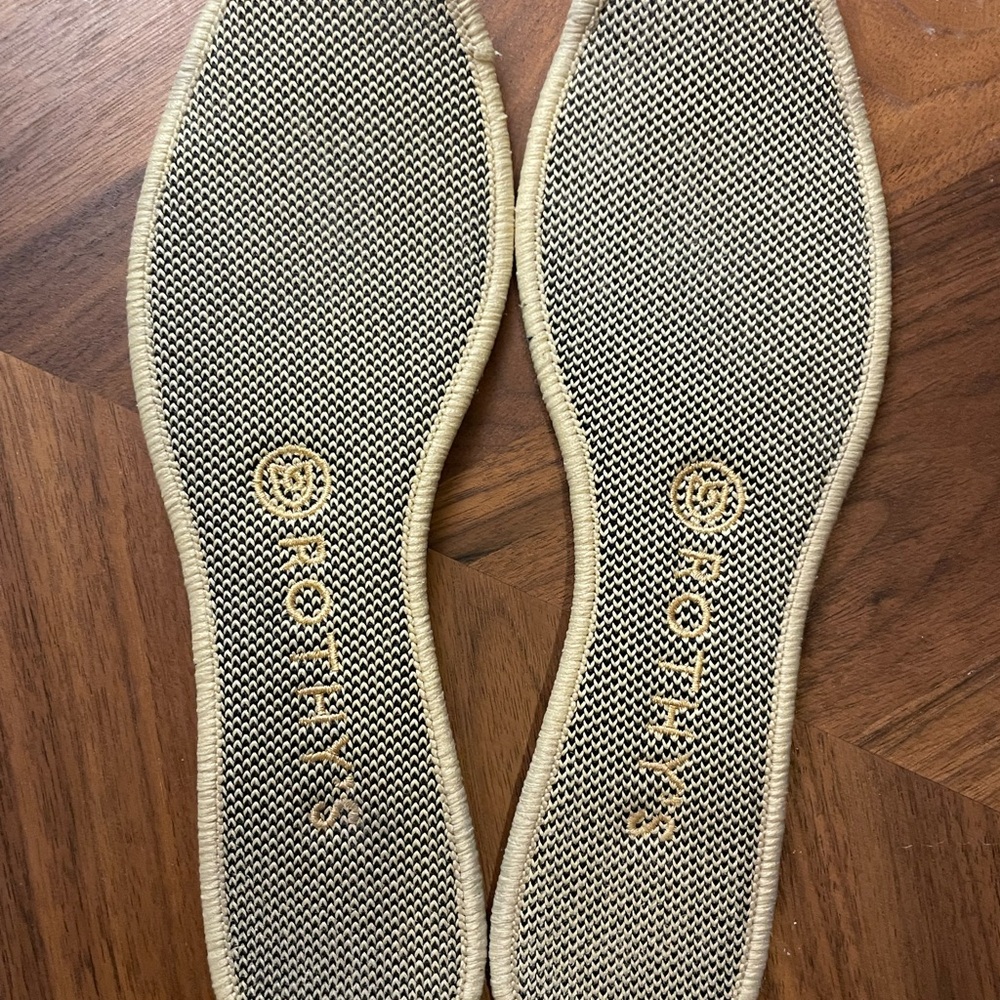 Rothy's Black Flats w Gold Detail (sz 7.5) - Picture 6 of 9